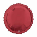 Plain Coloured Metallic Burgandy