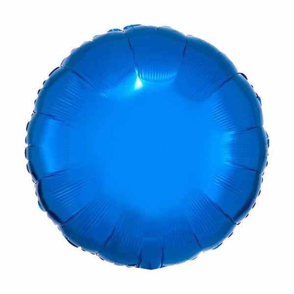 Plain Coloured Metallic Blue
