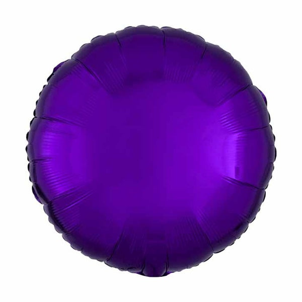 Plain Coloured Metallic Purple