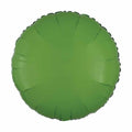 Plain Coloured Metallic Kiwi Green