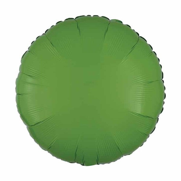 Plain Coloured Metallic Kiwi Green