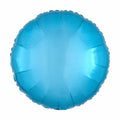 Plain Coloured Metallic Caribbean Blue