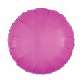 Plain Coloured Metallic Bubblegum Pink