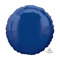 Plain Coloured Metallic Dark Blue