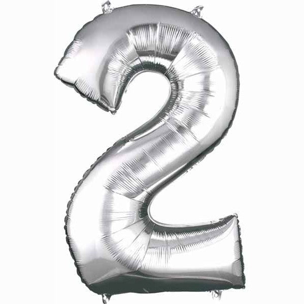 Anagram 34" Silver Numbers