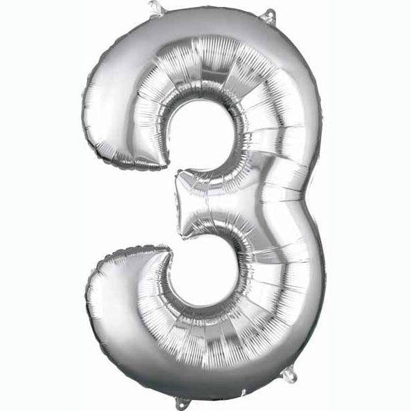 Anagram 34" Silver Numbers