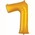 34" Gold Numbers "7"