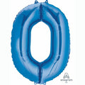 Anagram 34" Metallic Blue Numbers