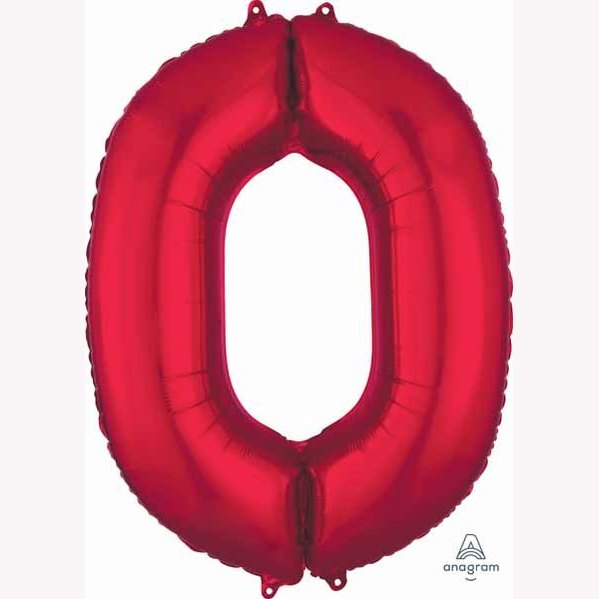Anagram 34" Metallic Red