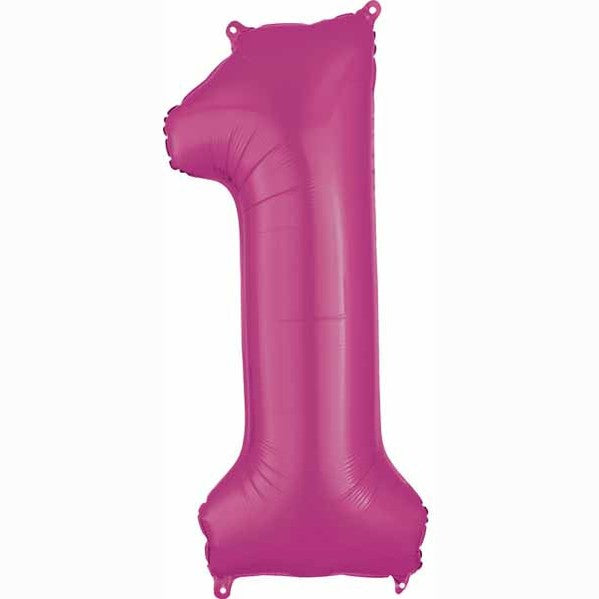 Anagram 34" Dark Pink Numbers