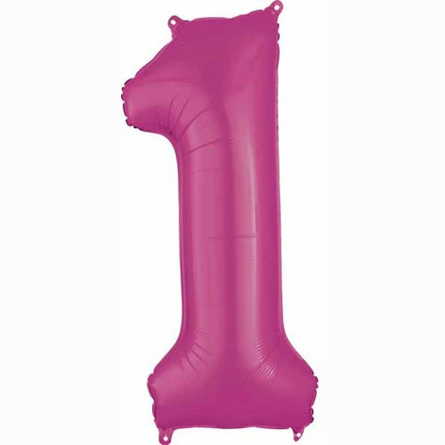 Anagram 34" Dark Pink Numbers