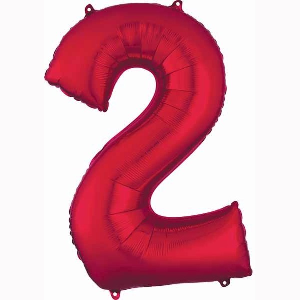 Anagram 34" Metallic Red