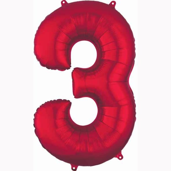 Anagram 34" Metallic Red
