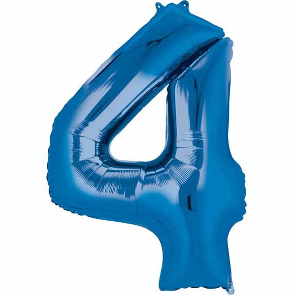 Anagram 34" Metallic Blue Numbers