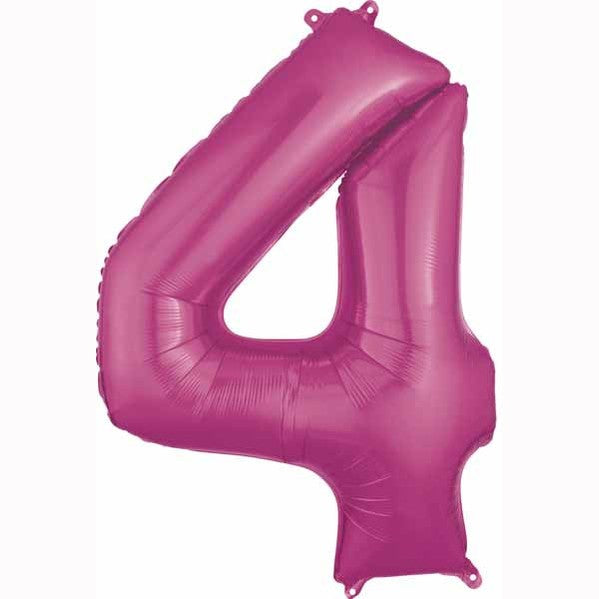 Anagram 34" Dark Pink Numbers