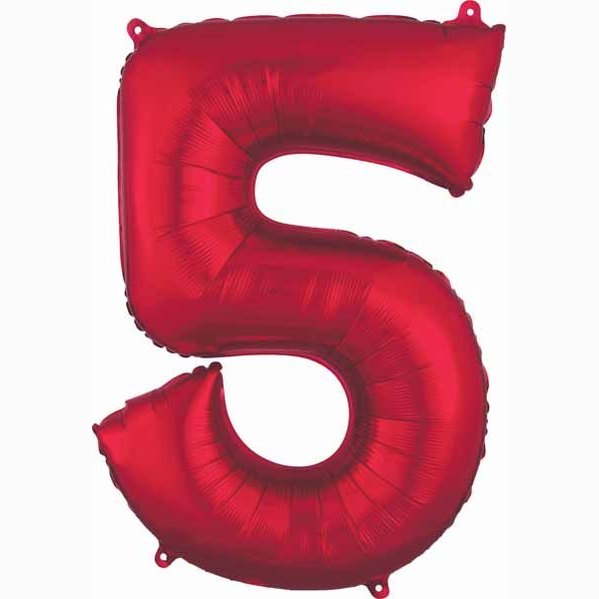 Anagram 34" Metallic Red