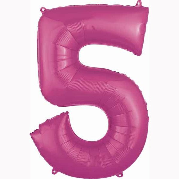 Anagram 34" Dark Pink Numbers