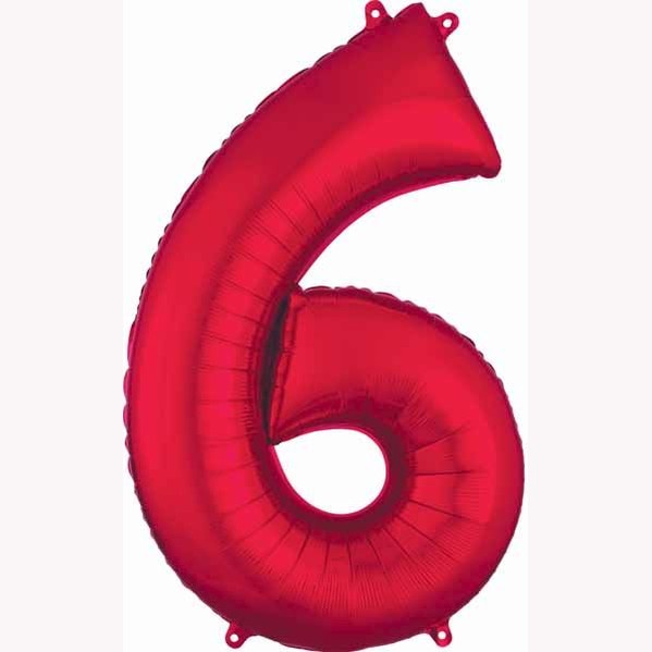 Anagram 34" Metallic Red