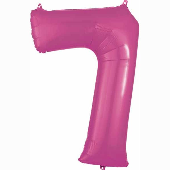 Anagram 34" Dark Pink Numbers