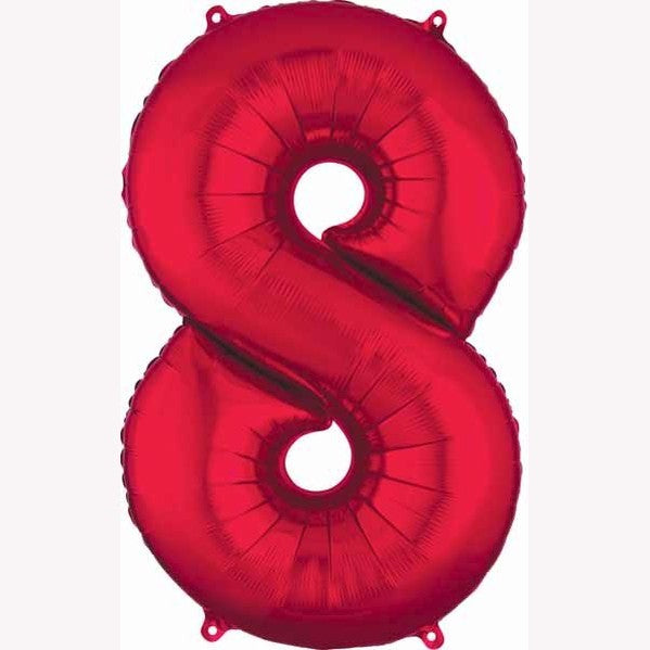 Anagram 34" Metallic Red