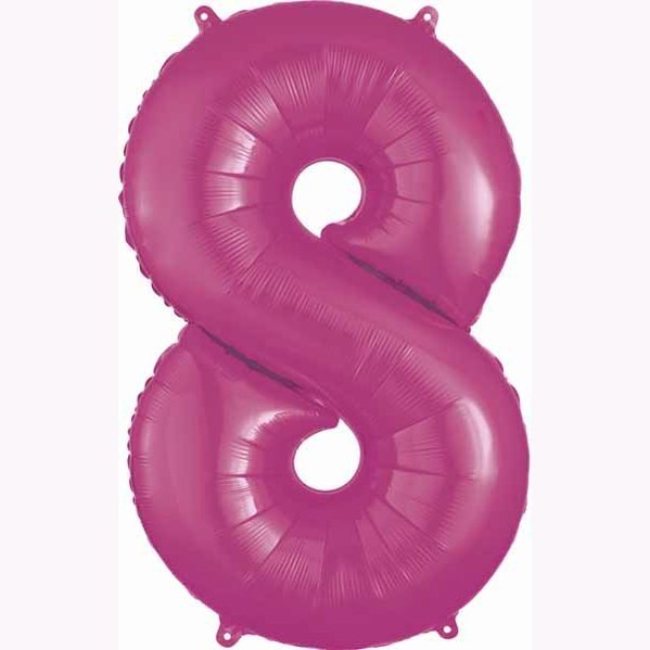 Anagram 34" Dark Pink Numbers