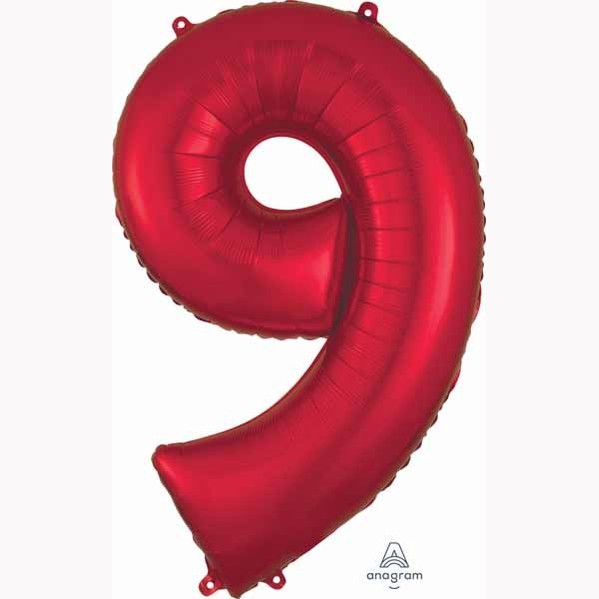 Anagram 34" Metallic Red