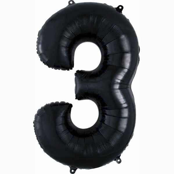 Anagram 34" Black Numbers
