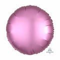 Plain Coloured Flamingo Satin Luxe