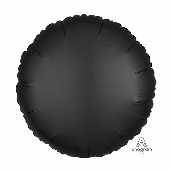 Plain Coloured Onyx Satin Luxe