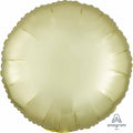 Plain Coloured Pastel Yellow Satin Luxe