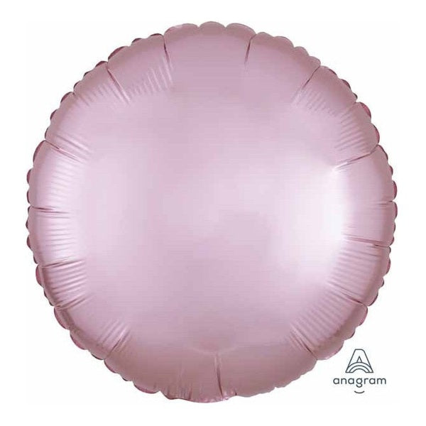 Plain Coloured Satin Pastel Pink