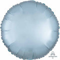 Plain Coloured Satin Pastel Blue