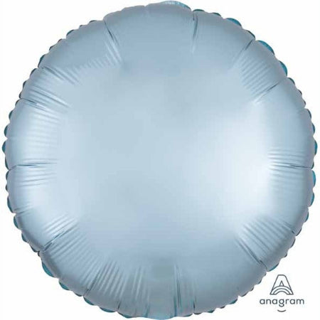 Plain Coloured Satin Pastel Blue