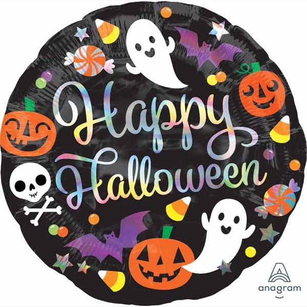 18" round Happy Halloween Fun!
