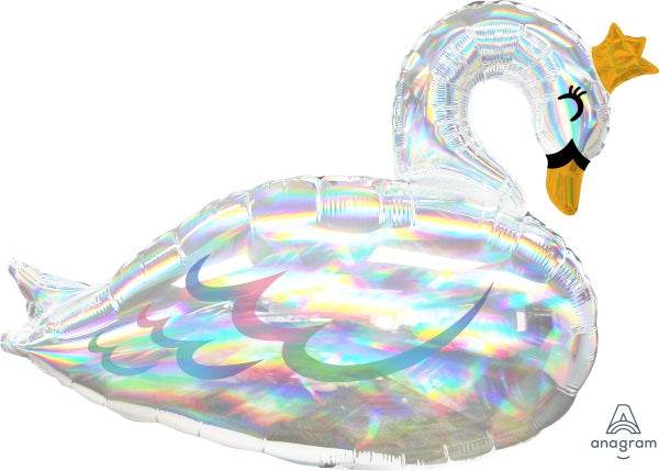 Iridescent Supershape Swan