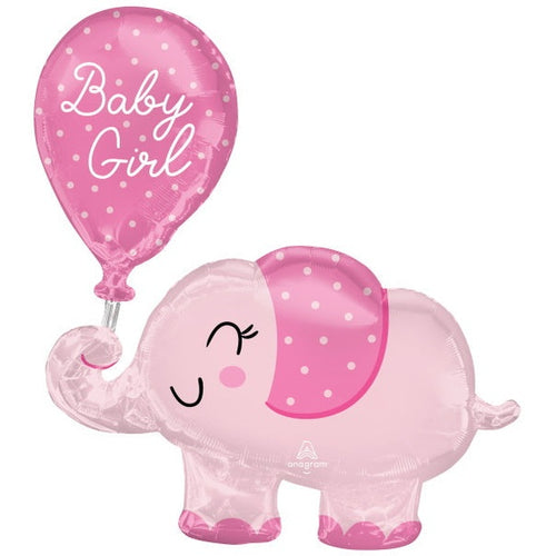 18" round Baby Girl Elephant