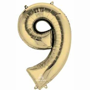 Anagram 34" White Gold Numbers