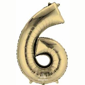Anagram 34" White Gold Numbers