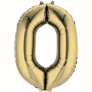 Anagram 34" White Gold Numbers