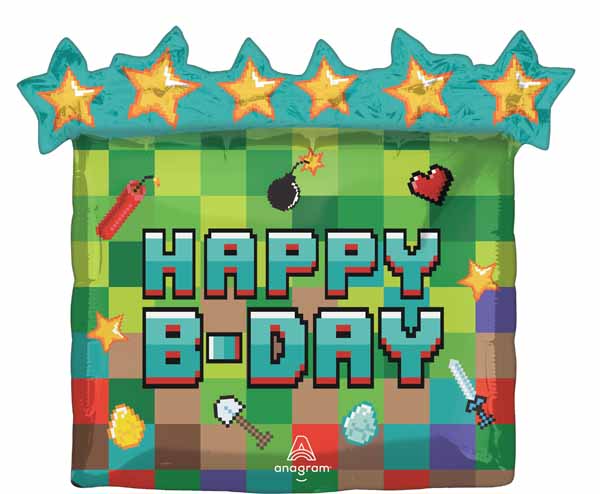 Minecraft Super Shape Happy B-Day