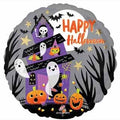 18" round Halloween House