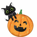 Kitten and Pumpkin 29" Supershape