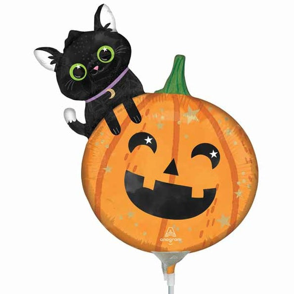 Kitten and Pumpkin 29" Supershape