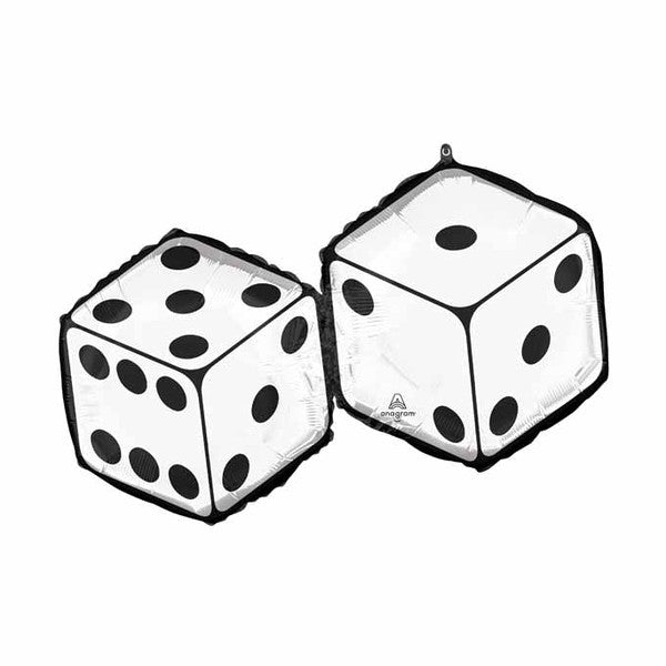 Two Dice Luck 6 Super Shape Balloon