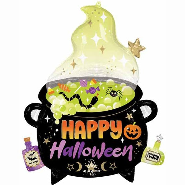 18" round Happy Halloween Happy Witch