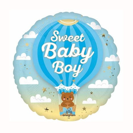 Sweet Baby Boy with litle Bear