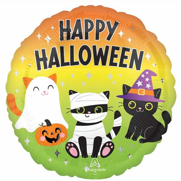 Happy Halloween with Cute little Friends