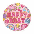 Happy Bday Pink 70's Theme