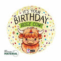Happy Birthday Highland Cow