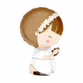Little Girl First Communion/Praying